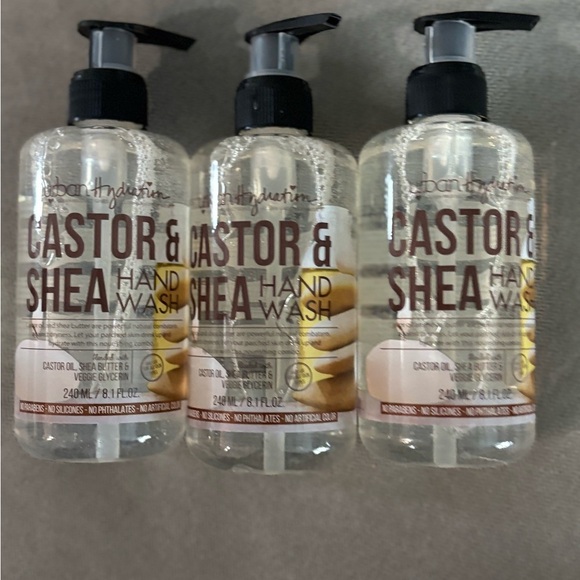 Urban Hydration Castor & Shea Hand Wash Set of 3 - Picture 2 of 5